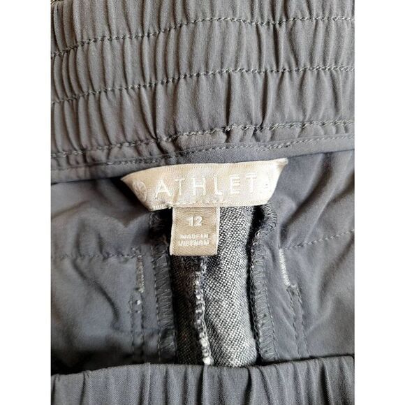 Athleta Bali Linen Pants Size 12 Gray - Picture 4 of 5